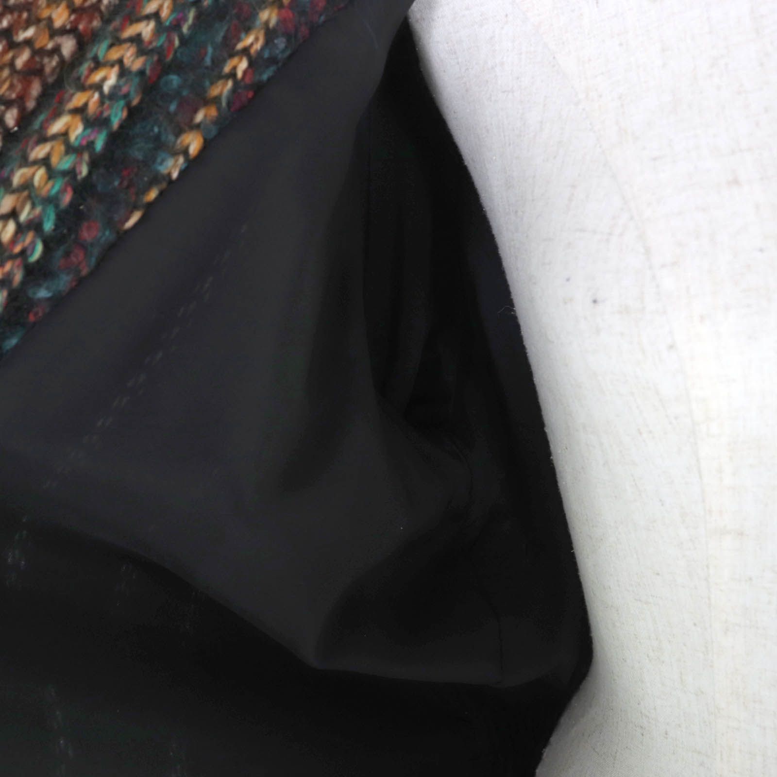 美品◇Missoni ミッソーニ ウール モヘア混 ストライプ柄 ニットコート