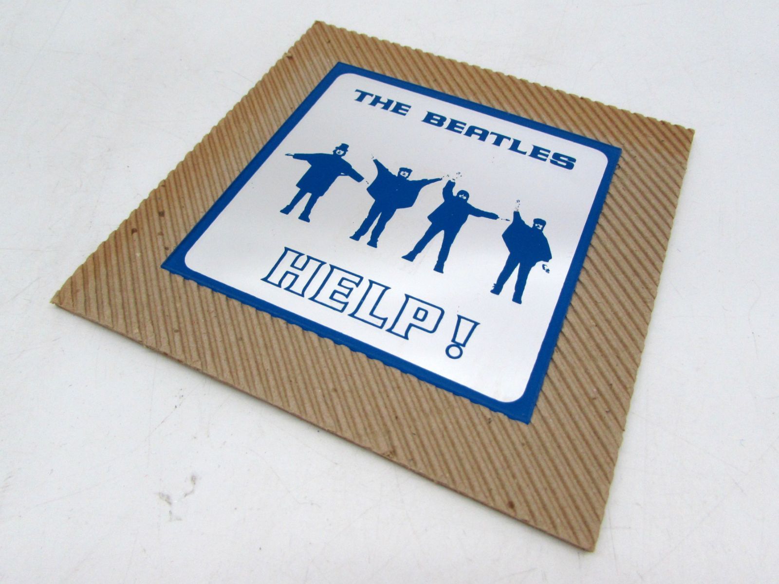 販促品 THE BEATLES ザ・ビートルズ HELP! 販促用ミラー 10cm / ヘルプ