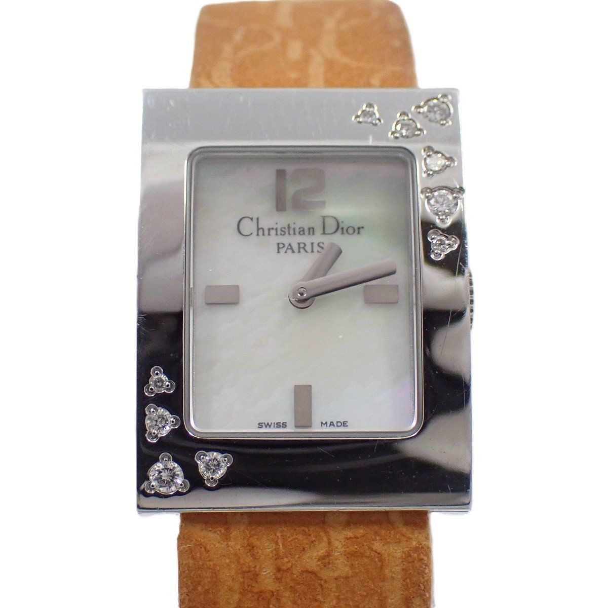 クリスチャン・ディオール マリス クォーツ レディース ダイヤベゼル