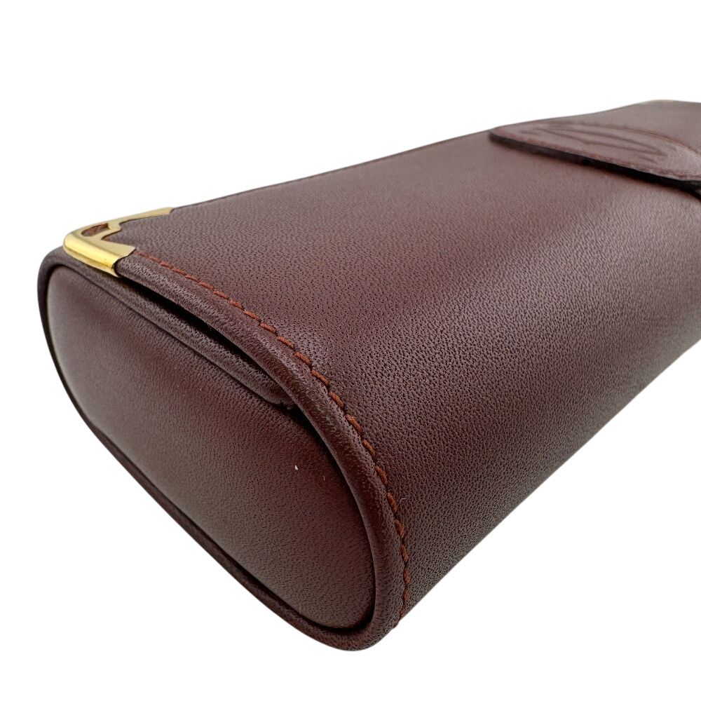 CARTIER カルティエ サングラスケース メガネケース レッド ユニ