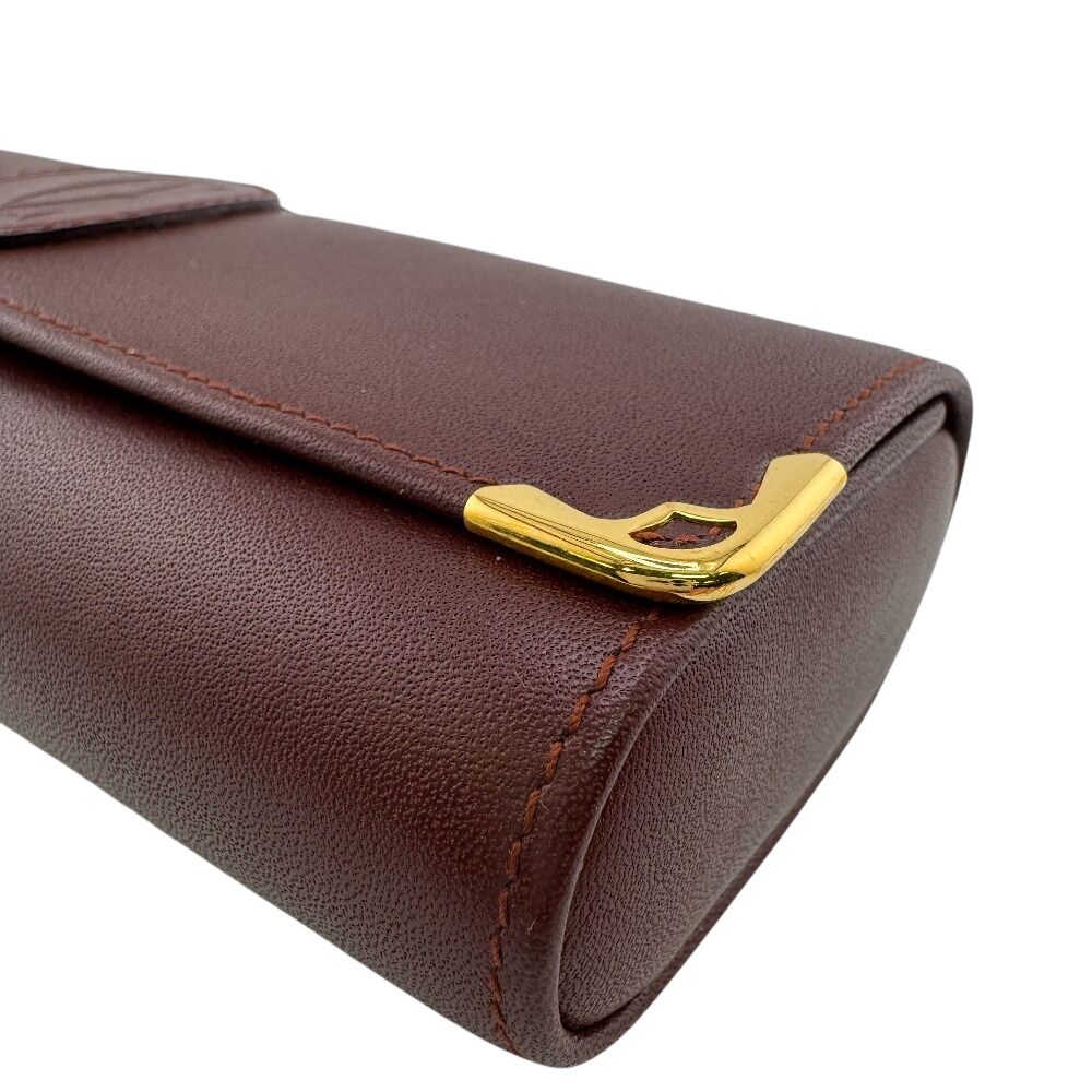 CARTIER カルティエ サングラスケース メガネケース レッド ユニ