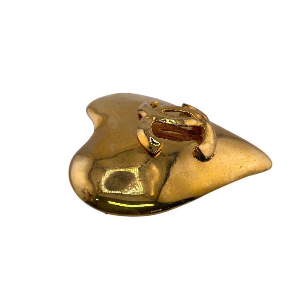 CHANEL シャネル 93P ヴィンテージ ブローチ ゴールド レディース