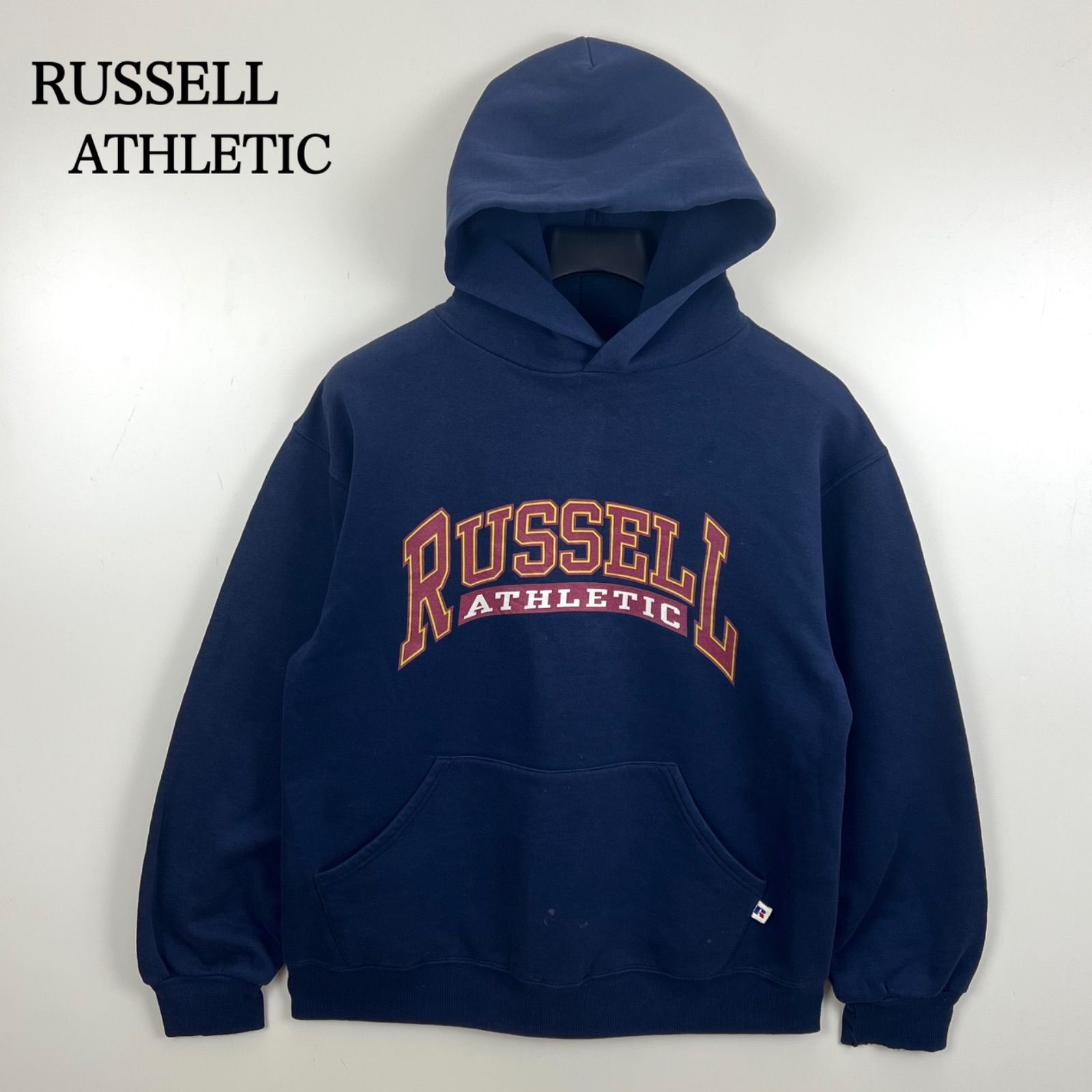 90s vintage USA製 Russell sweat ネイビー XXL 1980s-90s USA Russell