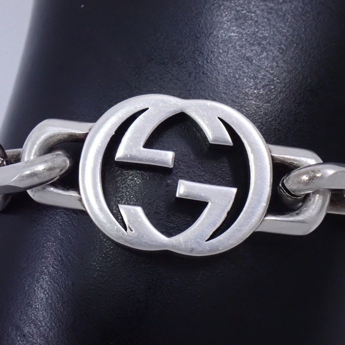 GUCCI グッチ インターロッキングG チェーン ブレスレット シルバー925 