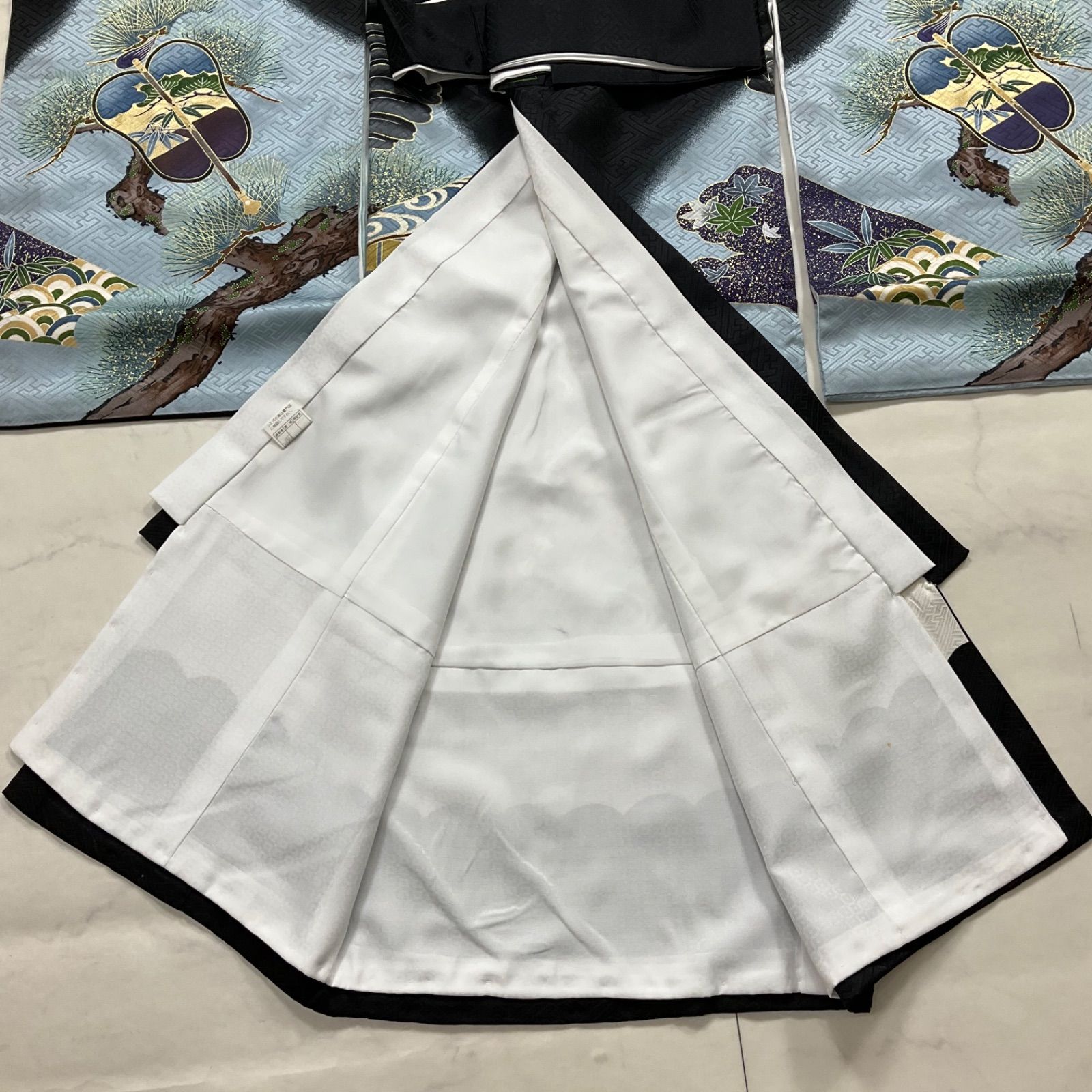 ◇kimono+one◇産着◇お宮参り◇正絹◇長襦袢付き◇七五三◇男の子