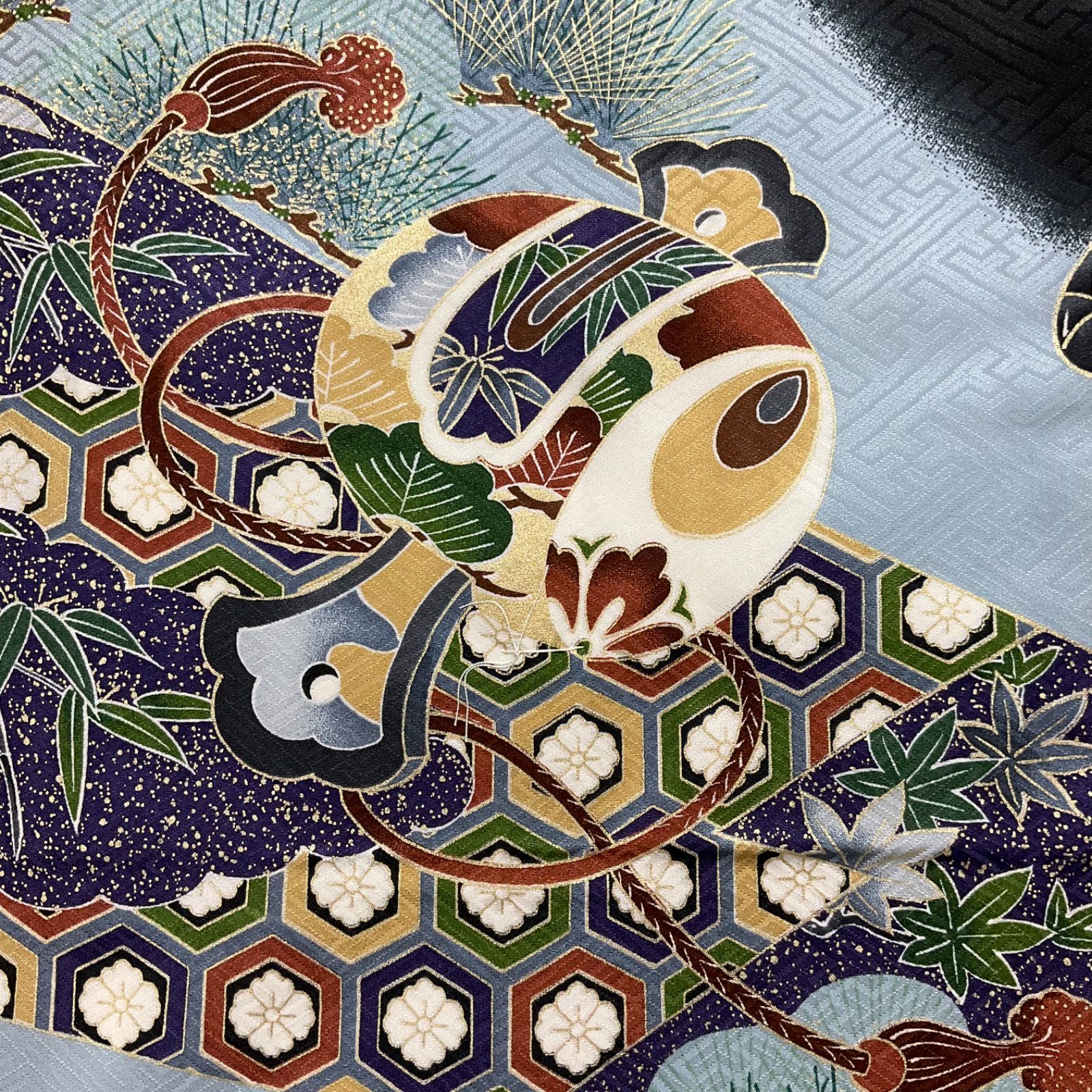 ◇kimono+one◇産着◇お宮参り◇正絹◇長襦袢付き◇七五三◇男の子