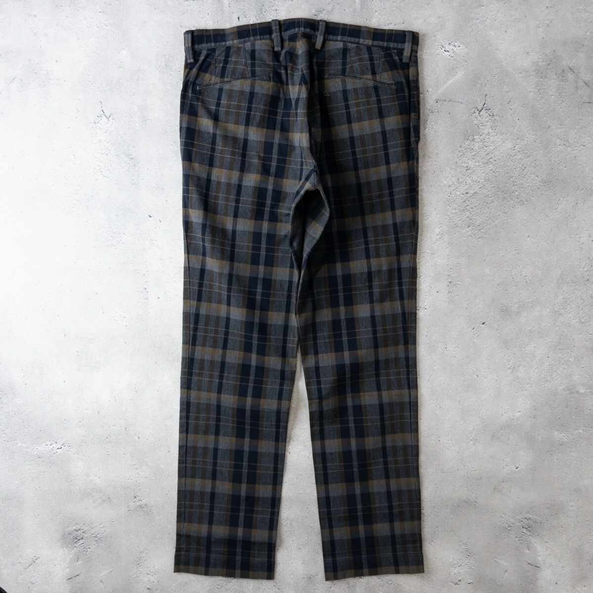 45R フォーティーファイブアール 極上 45R フォーティファイブアール チェック ストレッチ パンツ