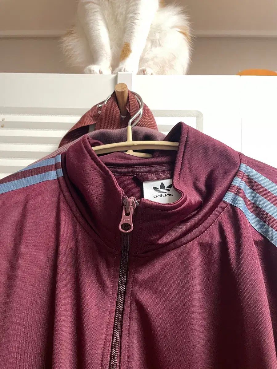 アディダス BECKENBAUER トラック ジャケット マルーン バーガンディ