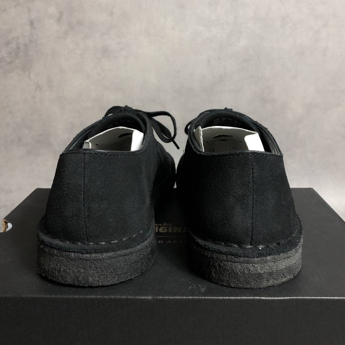 PQ112◇Clarks / UNITED ARROWS別注 : Desert Khan56◇UK7.5-G◇黒