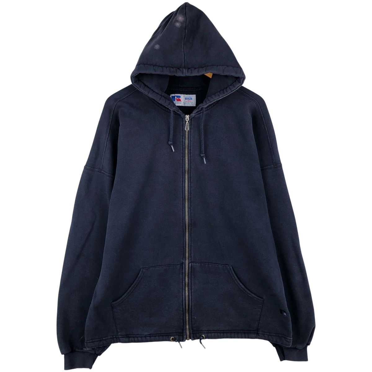 古着 90年代 ラッセル Russell HIGH COTTON スウェットフルジップ