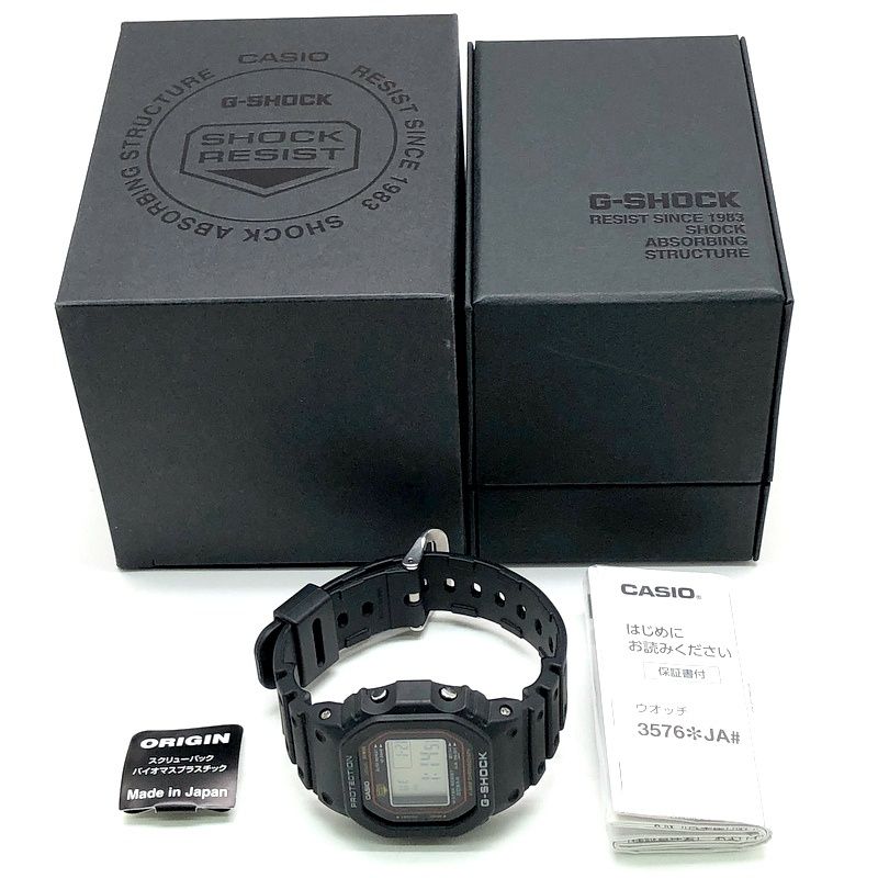 G-SHOCK ジーショック DW-5000R-1A 初代Gショック 復刻モデル