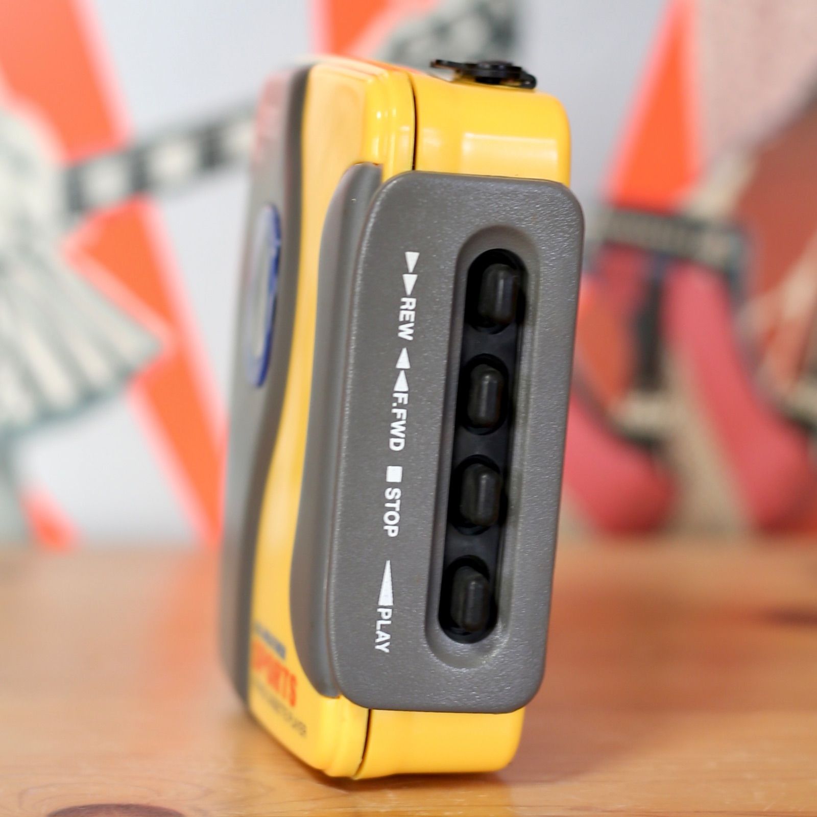 COBY CX-34 ALL WEATHER SPORTS カセットプレーヤー 純正ヘッドホン付