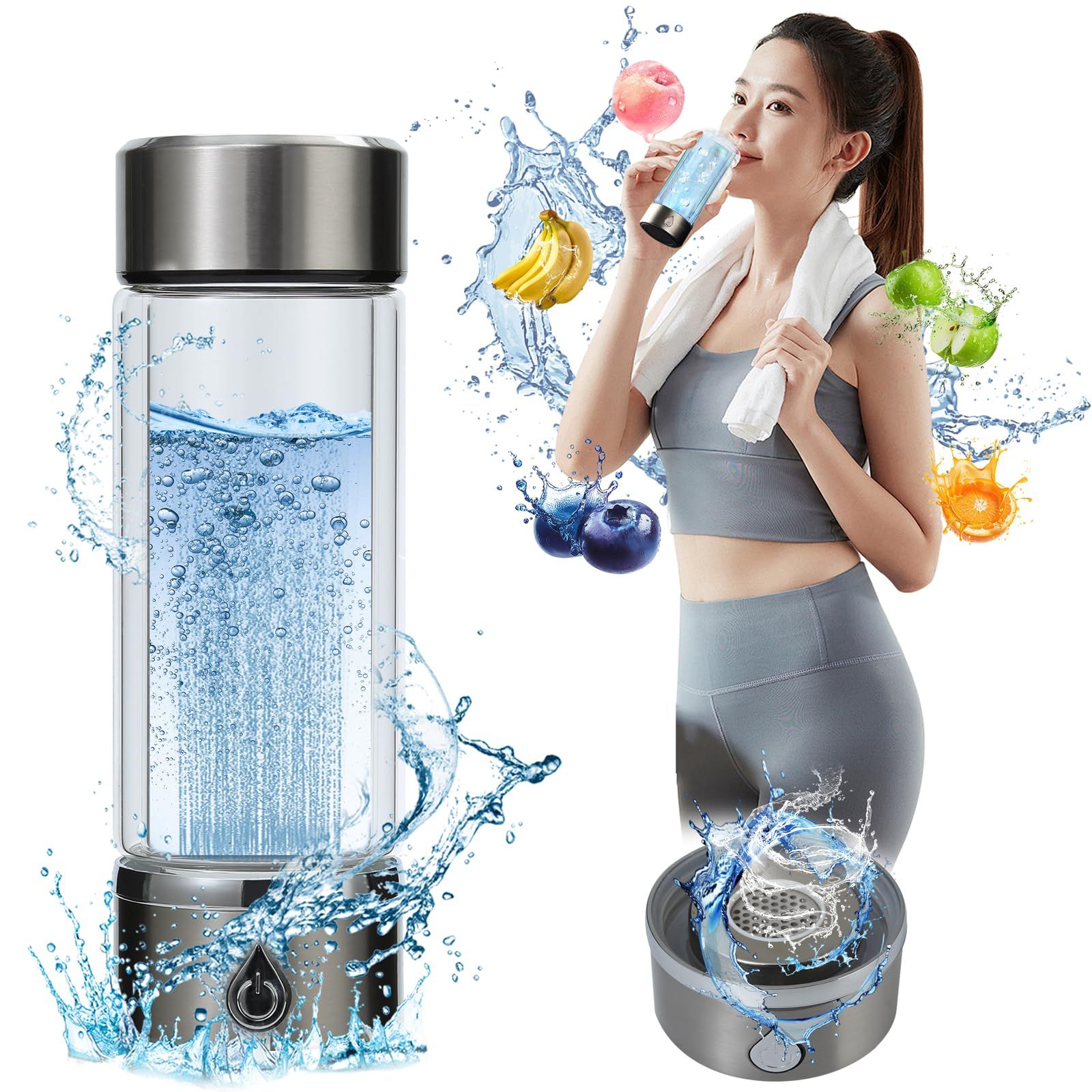 新品 YAYAMIYA 水素水生成器 携帯 高濃度水素水生成器 水素水ボトル