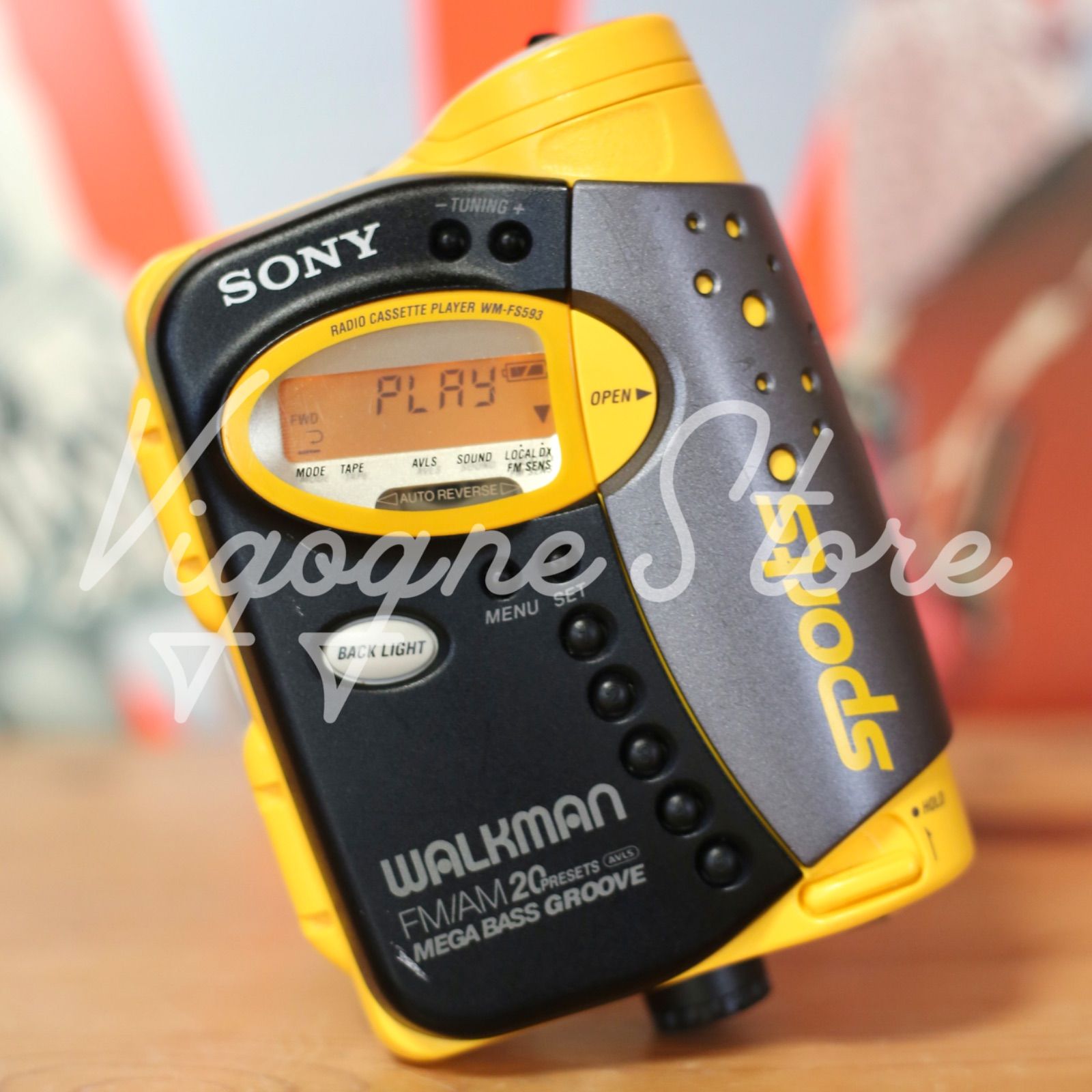 SONY SPORTS WALKMAN WM-FS593 MEGABASS搭載 防滴仕様 ウォークマン