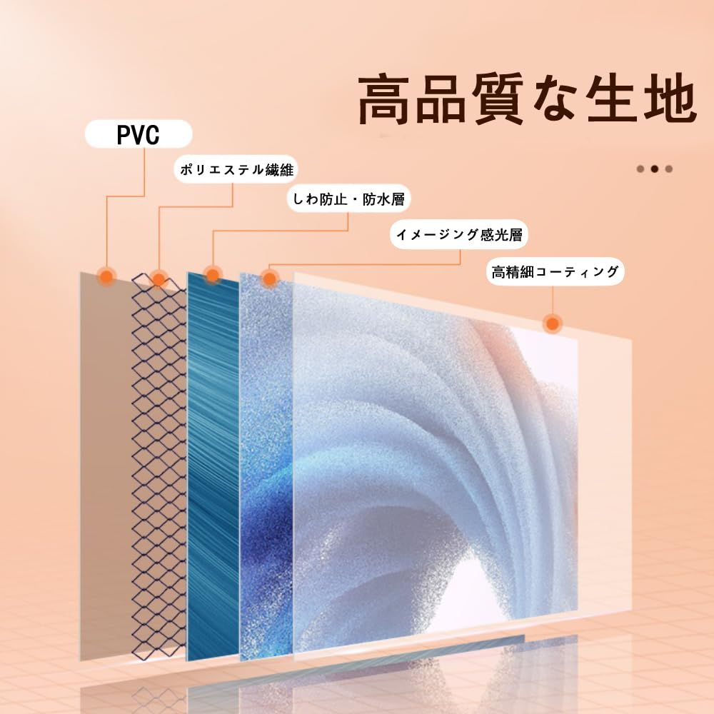 新品 60 インチ プロジェクタースクリーン 自立式 スタンド付き 高さ