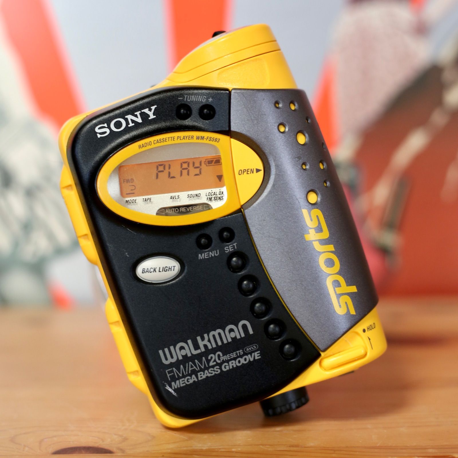 SONY SPORTS WALKMAN WM-FS593 MEGABASS搭載 防滴仕様 ウォークマン