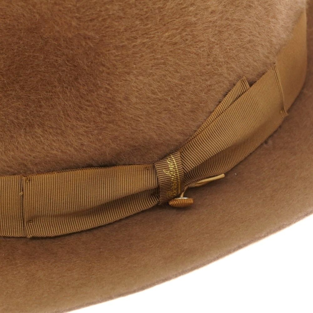 帽子 ボルサリーノセルベルト Borsalino CERVELT 赤鹿 56cm公式