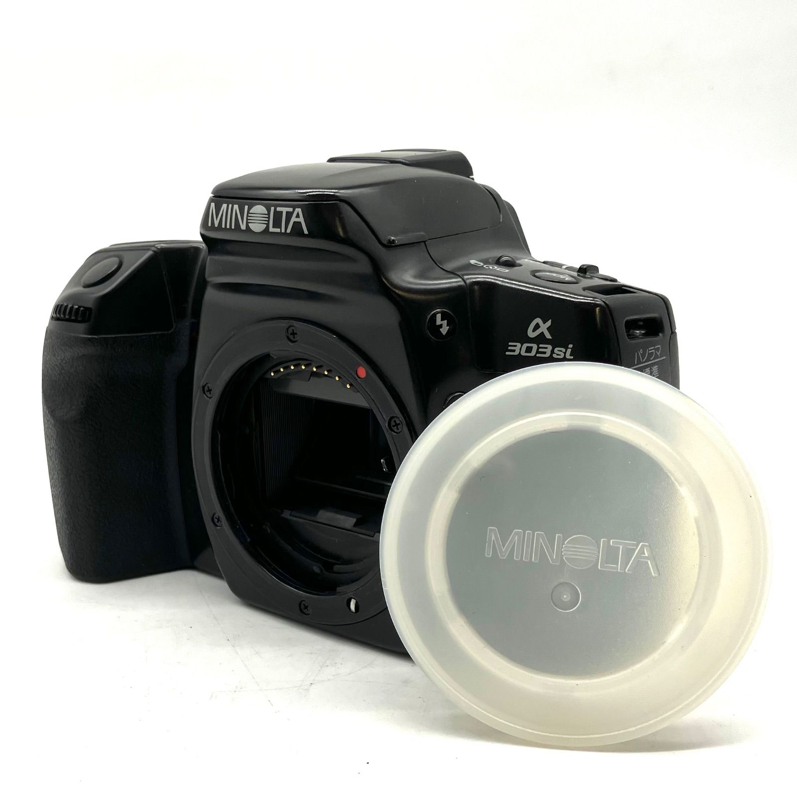 TB92【動作未確認】MINOLTA 一眼レフフィルムカメラ α 303si TAMRON