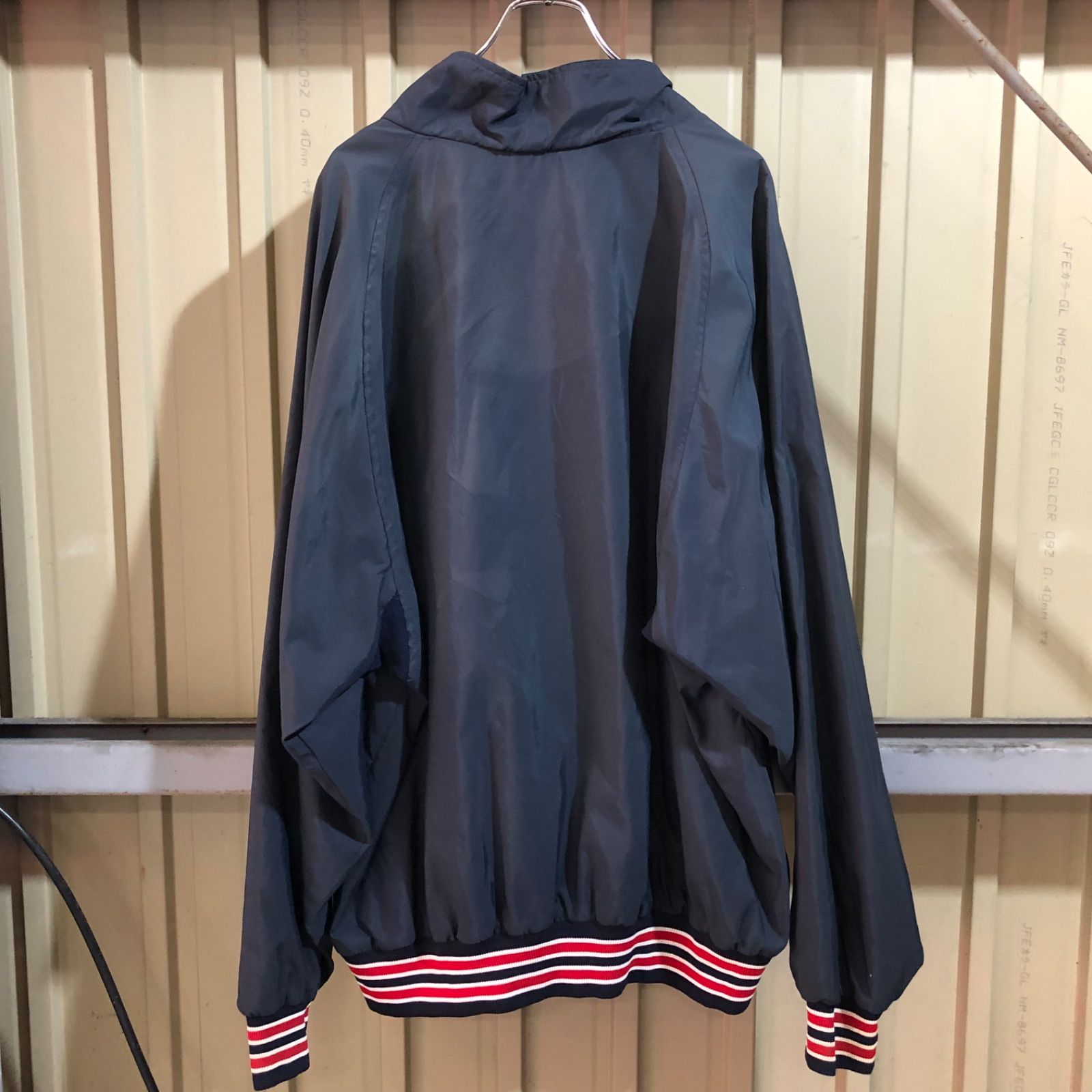 1668 Butwin ナイロンジャケット ネイビー XL バトウィン フルジップ