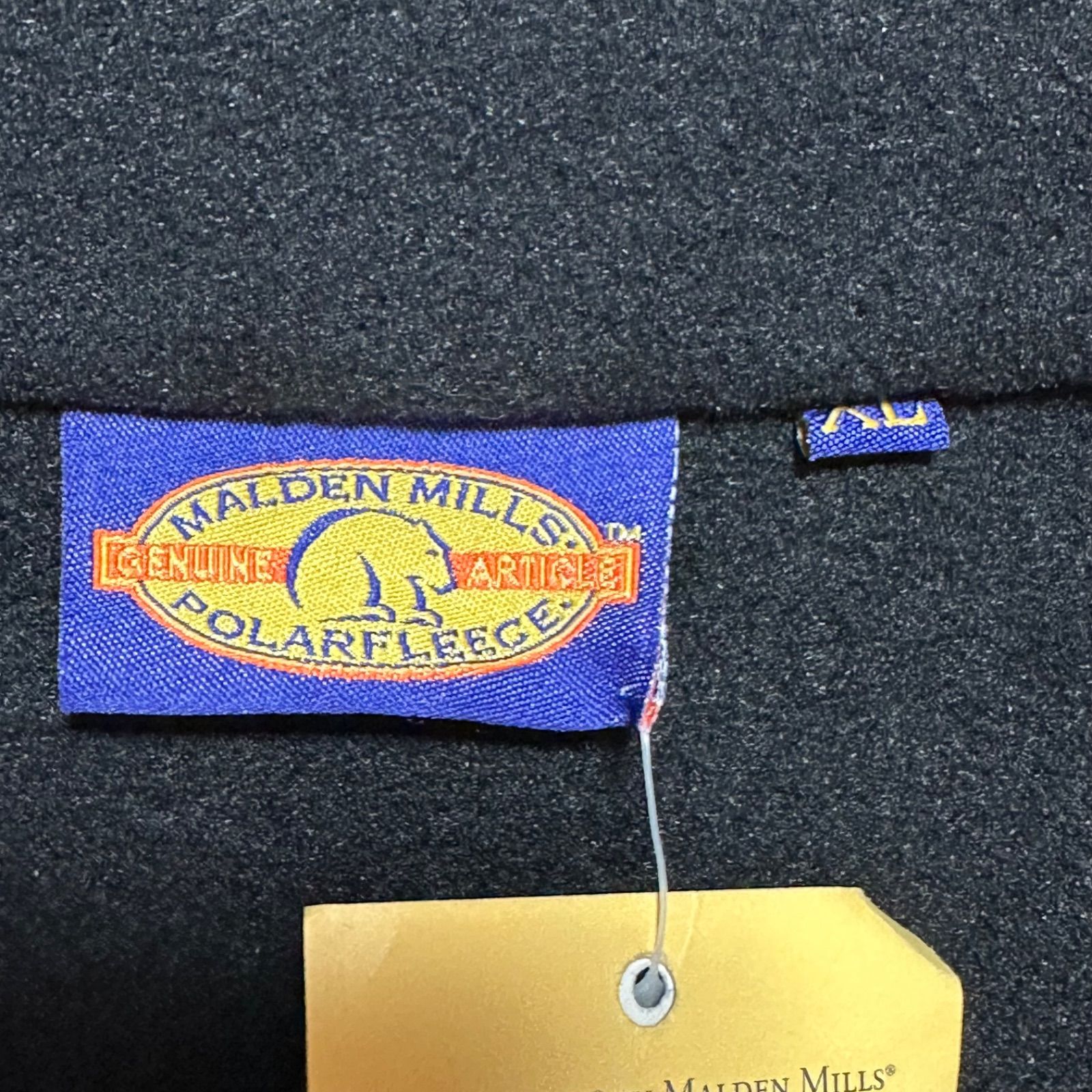 90s OLD UNIQLO ポーラフリース XL 黒 MALDEN MILLS社製 POLARFLEECE タグ付き 希少 初期ユニクロ ...