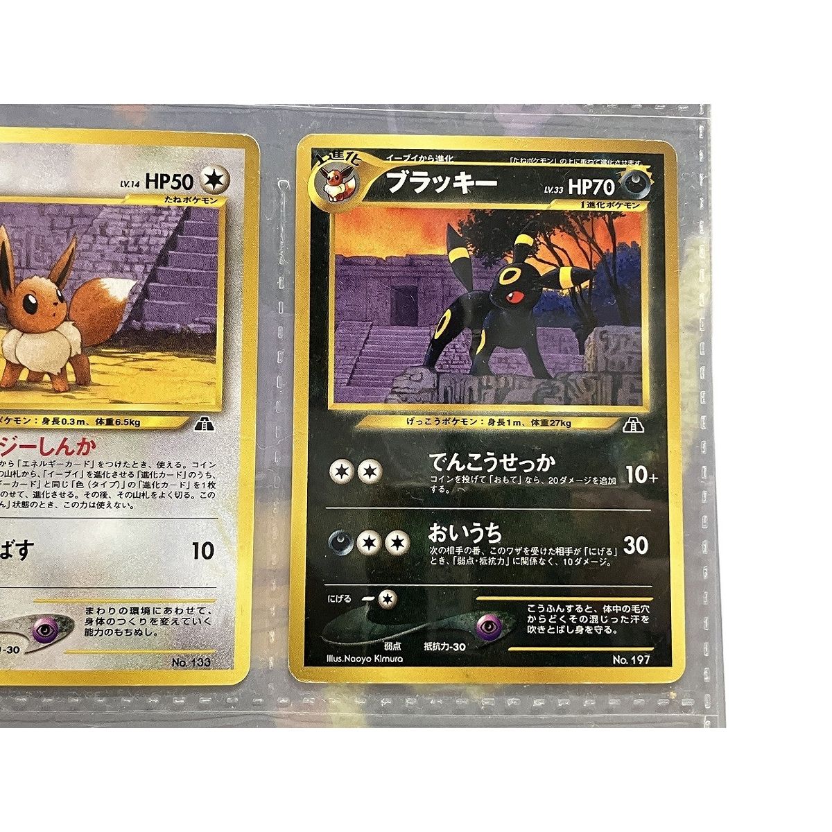 ポケモンカードネオ遺跡をこえて ファイル入り アンノーンNEO エーフィ