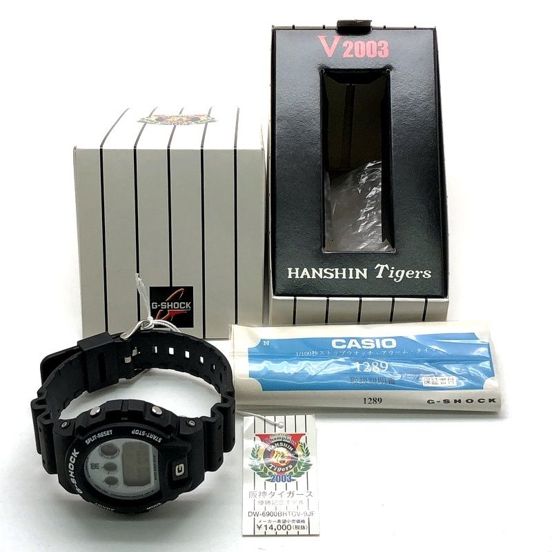 G-SHOCK ジーショック DW-6900BHTGV-9 阪神タイガース 2003年 優勝記念