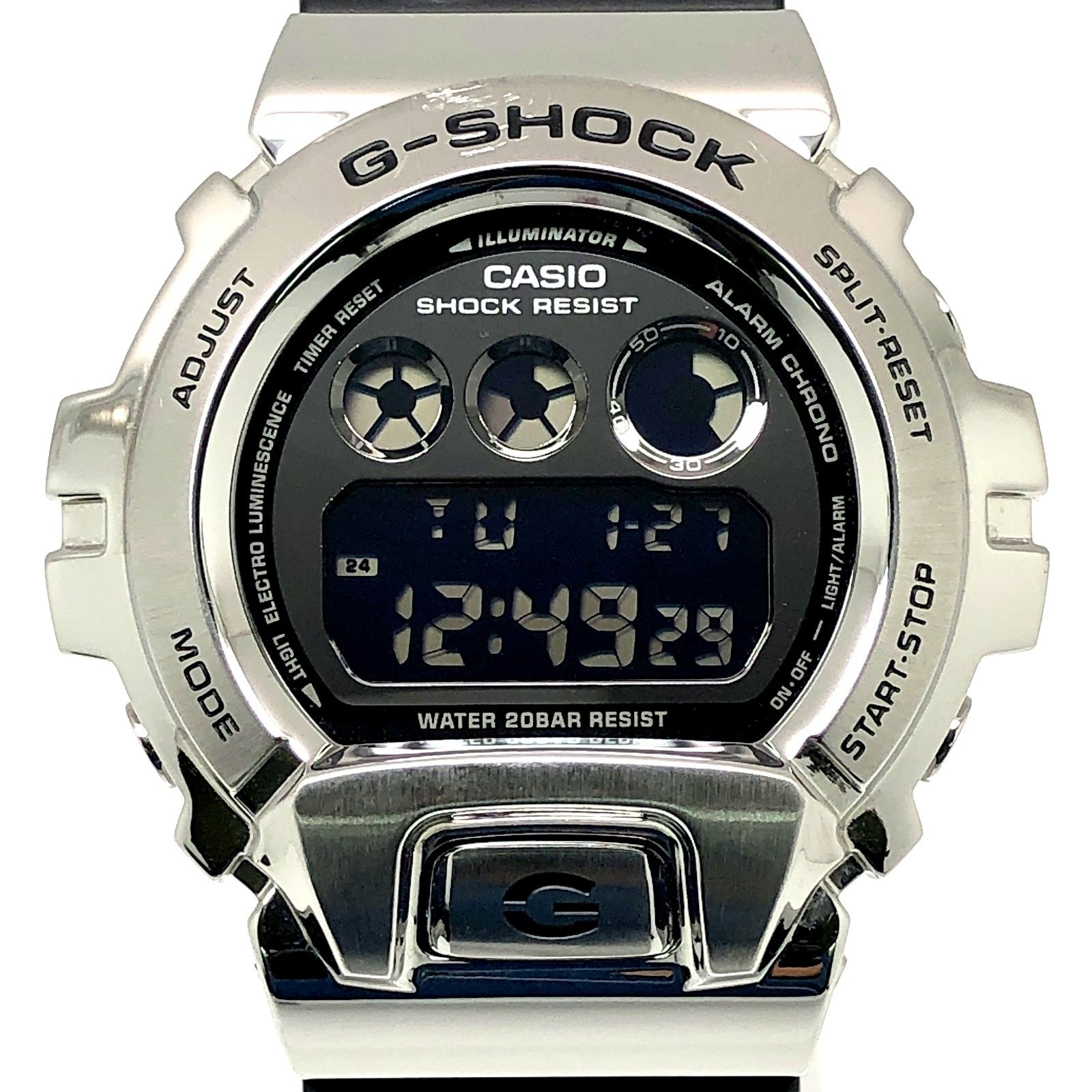 G-SHOCK ジーショック GM-6900-1 メタルベゼル シルバーメタル 