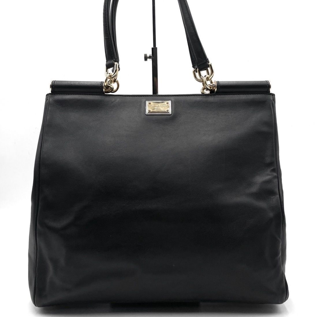 美品○ DOLCE&GABBANA ドルチェアンドガッバーナ ハンドバッグ トート 