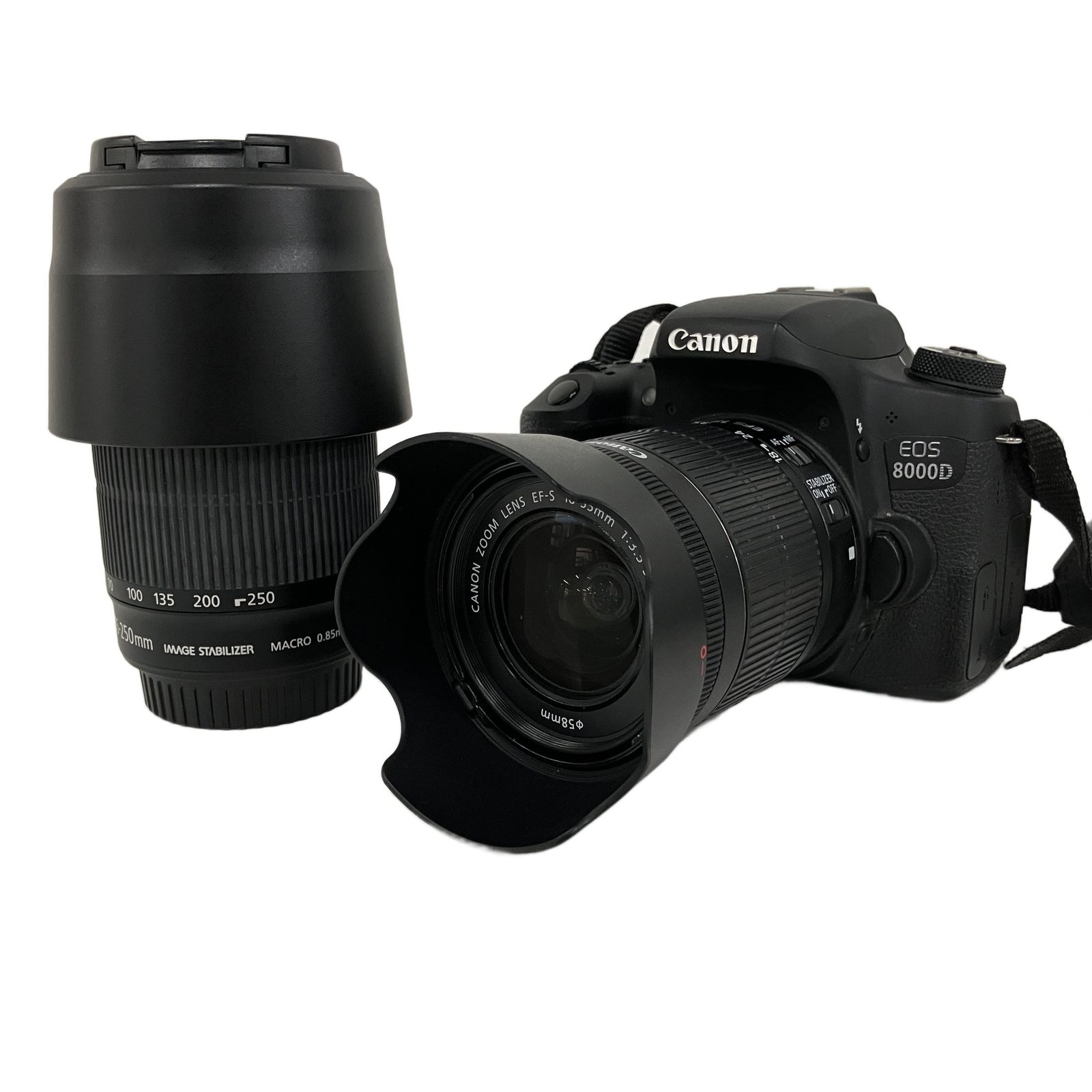 Canon EOS 8000D ダブルズームキット デジタル一眼 カメラ EF-S 18