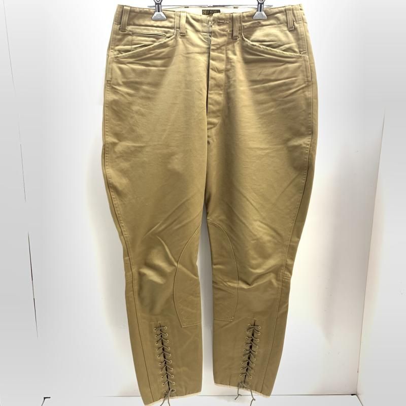 【中古】THE REAL McCOYS ジョッパーズパンツ W32 カーキ ▲トップボタン欠損 リアルマッコイズ[92][240092329020] 中古】THE REAL McCOYS ジョッパーズパンツ W32 カーキ △トップボタン