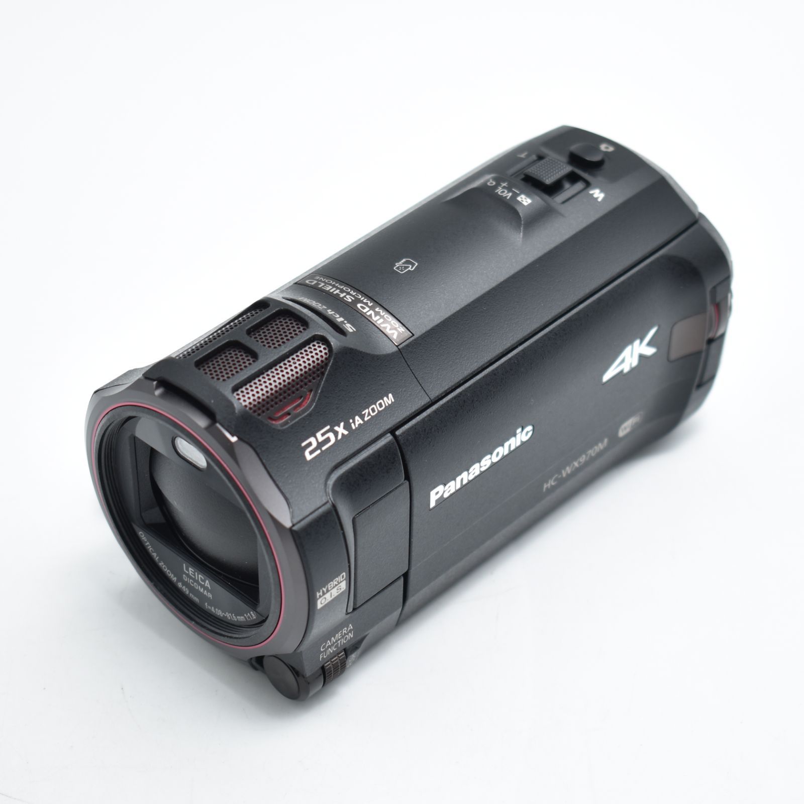 【美品】パナソニック 4Kビデオカメラ HC-WX970M-K ブラック パナソニックから4K対応の家庭用コンパクト。 ワイプ撮りもできるHC