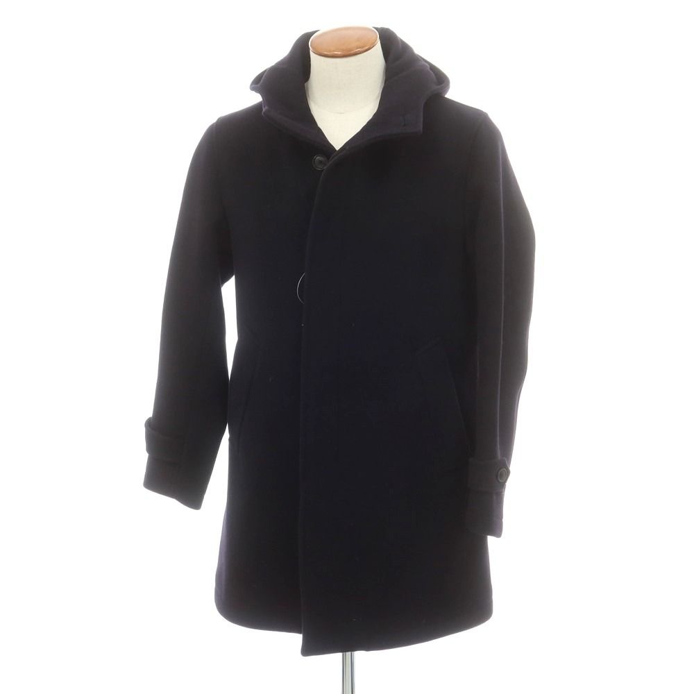 SHIPS 中古シップス ウール フーデッドコート ダーク - シップス 