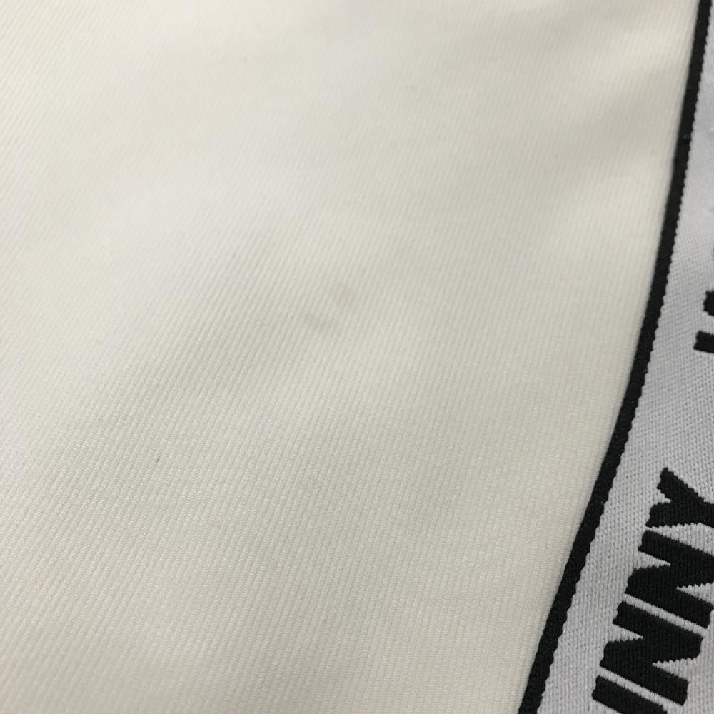 ジャックバニー パンツ 白×黒 サイドロゴテープ 裏起毛 メンズ 4(M