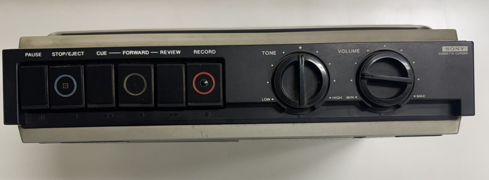 ジャンク品】レトロ カセットレコーダー SONY TC-1350 - メルカリ