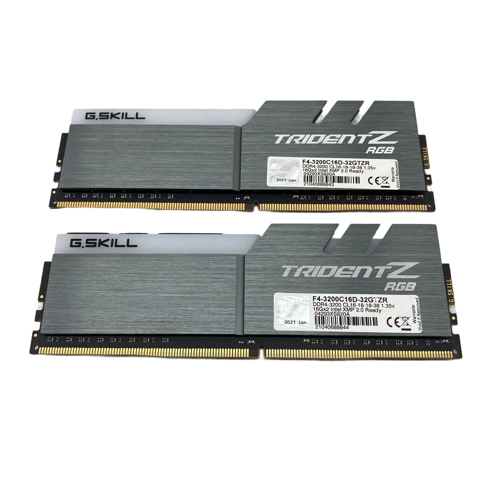 TRIDENT Z RGB F4-3200C16D-32GTZR DDR4-3200 16GB×2枚 メモリ PC