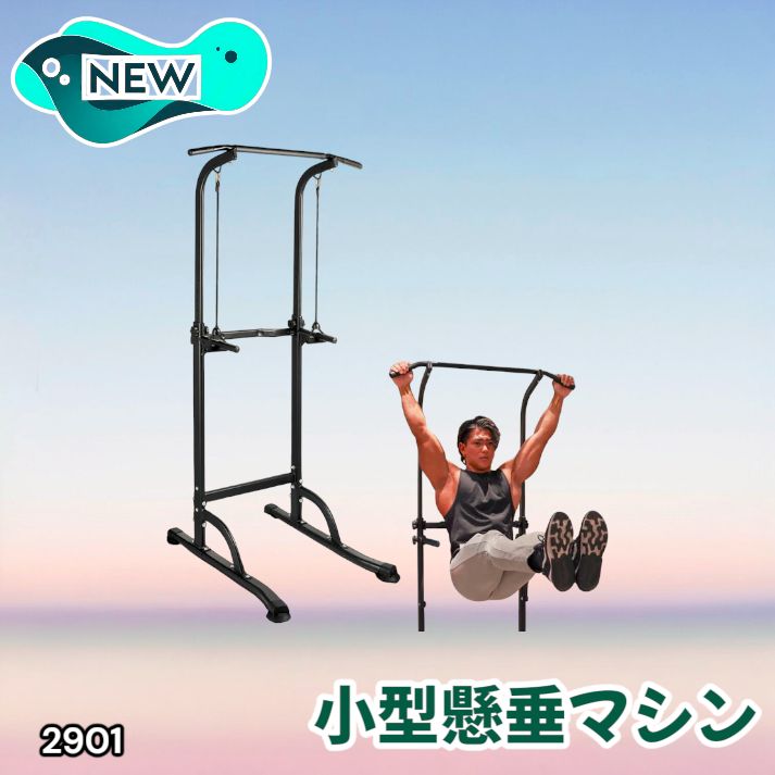2901 懸垂 マシーン ぶら下がり 健康 器具 コンパクト 10段階 高さ調節