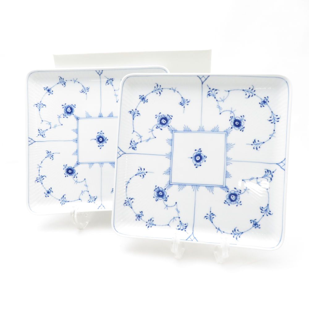 美品 ROYAL COPENHAGEN ロイヤルコペンハーゲン ブルーフルーテッド