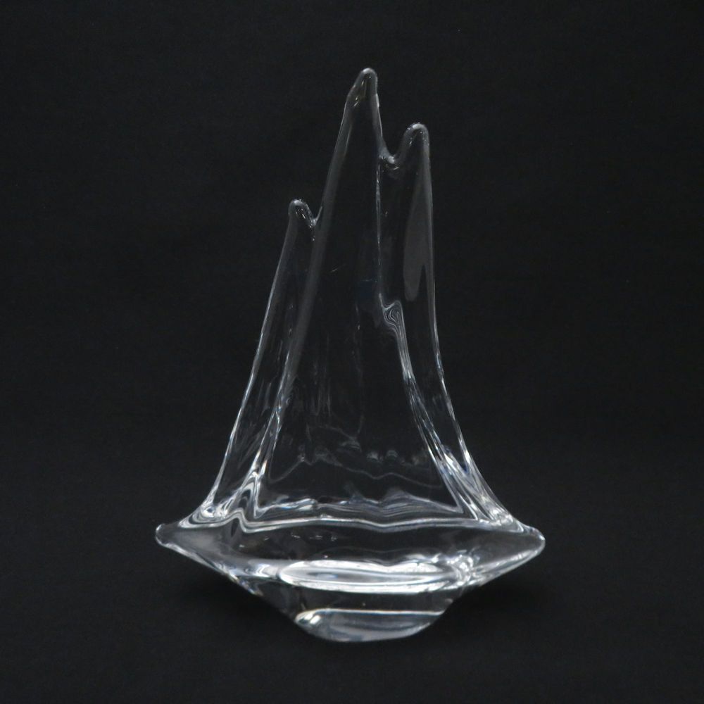 Daum ドーム ヨット 置物 船 帆船 舟 ガラスオブジェ SC10216B2 - メルカリ