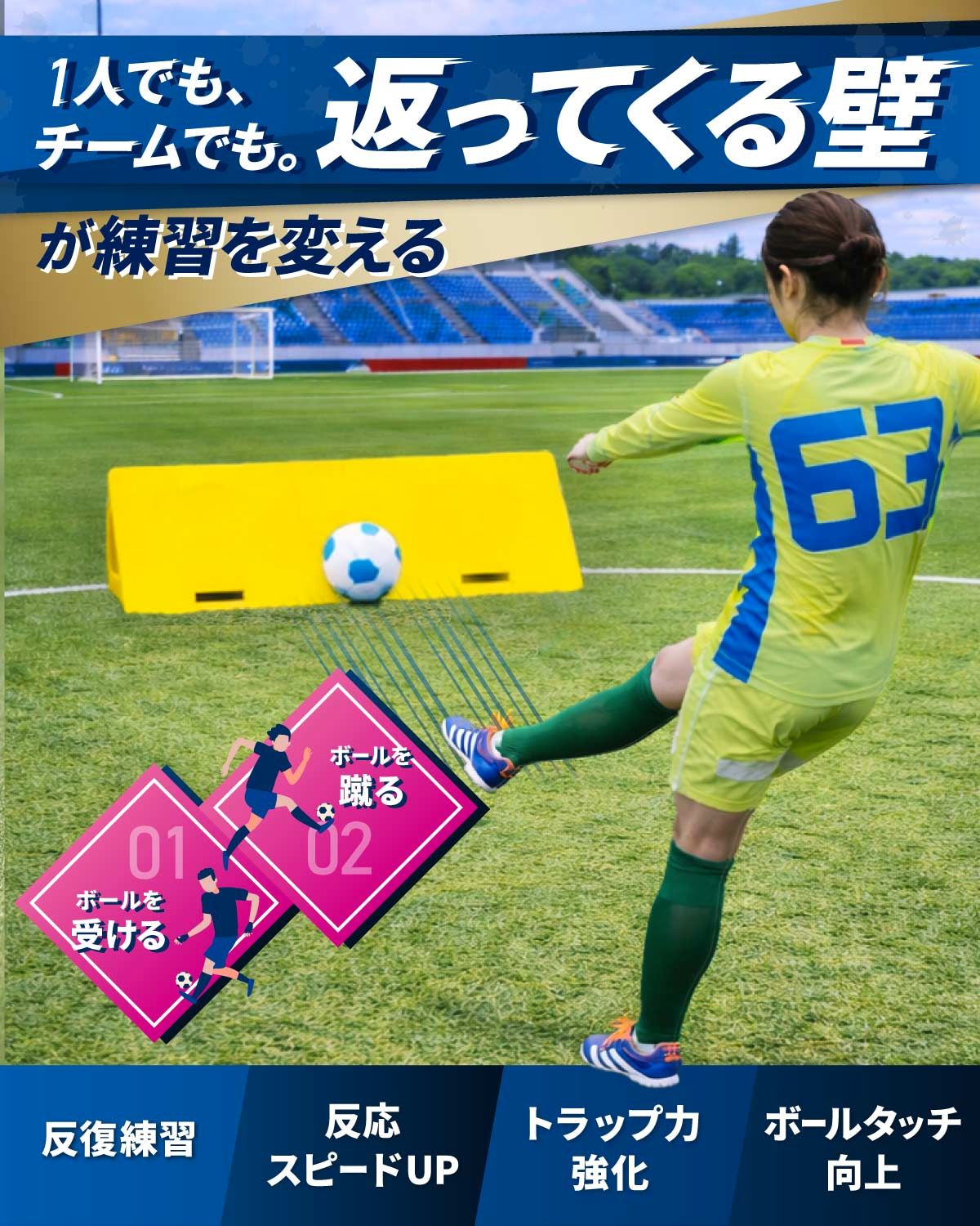 壁打ちリバウンダー サッカーリバウンダー サッカー 練習 リバウンド