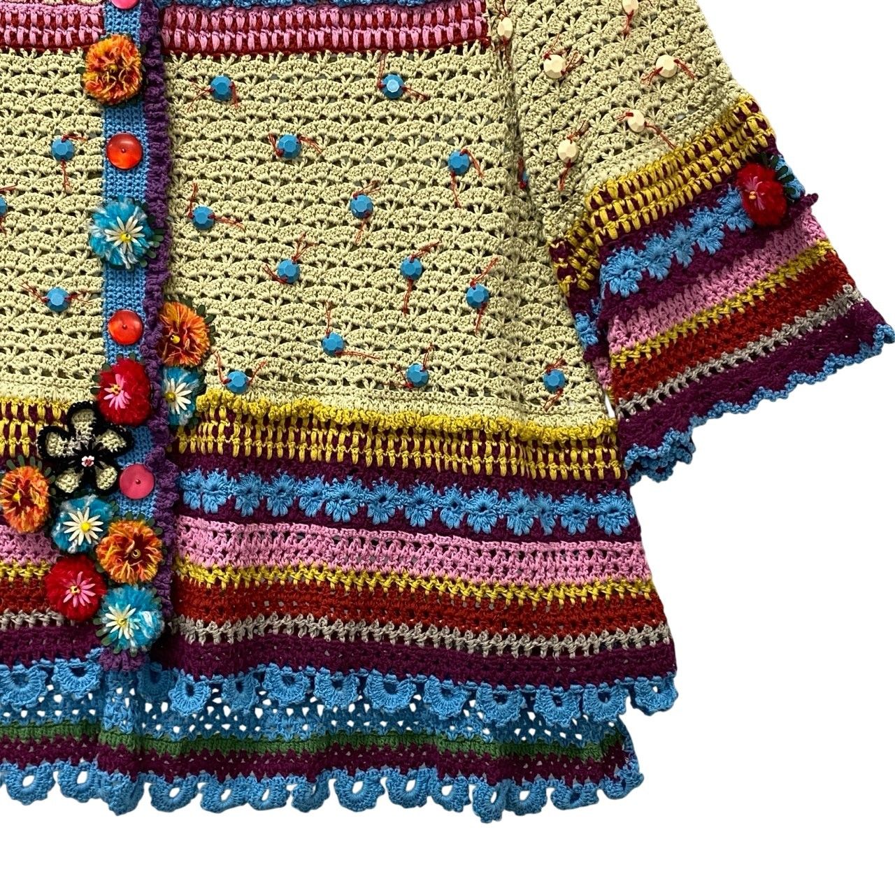 11a30 OLLEBOREBLA オレボレブラ アルベロベロ 透かし編みニット