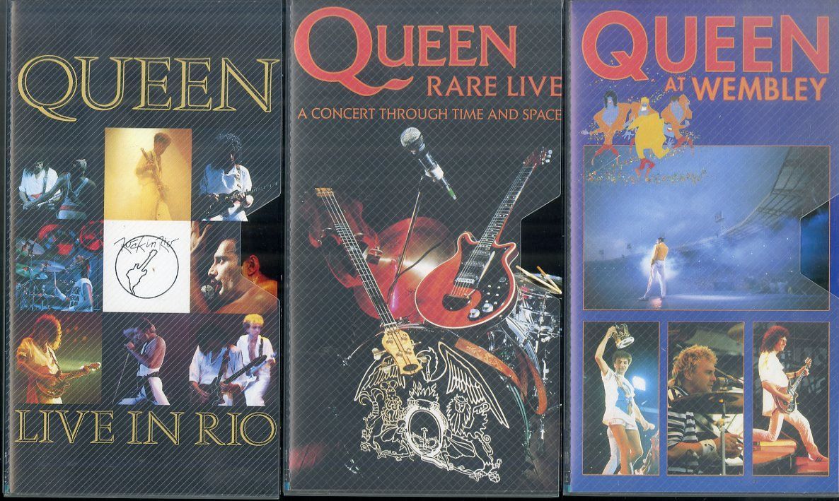 ○VHSビデオ3枚ボックス / QUEEN / クイーン・ライヴ・ボックス