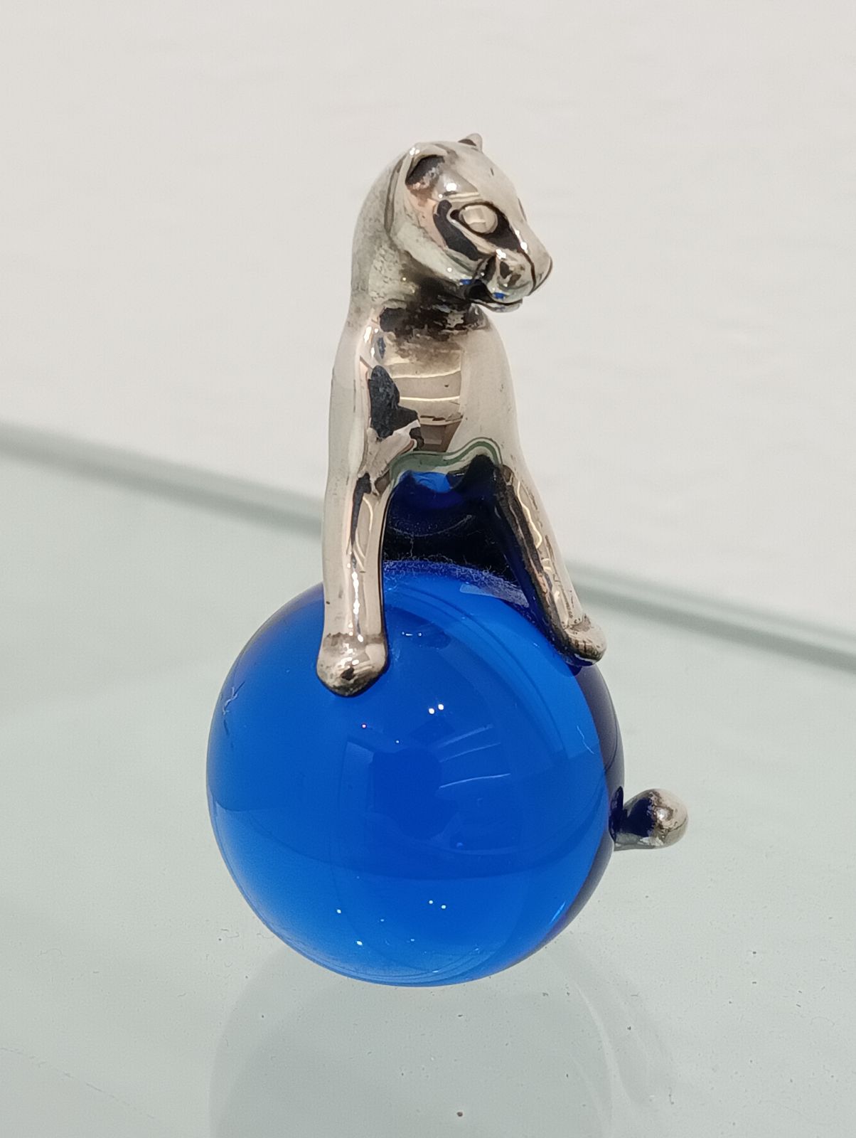 Cartier 】カルティエ パンテール ペーパーウェイト 925×クリスタル