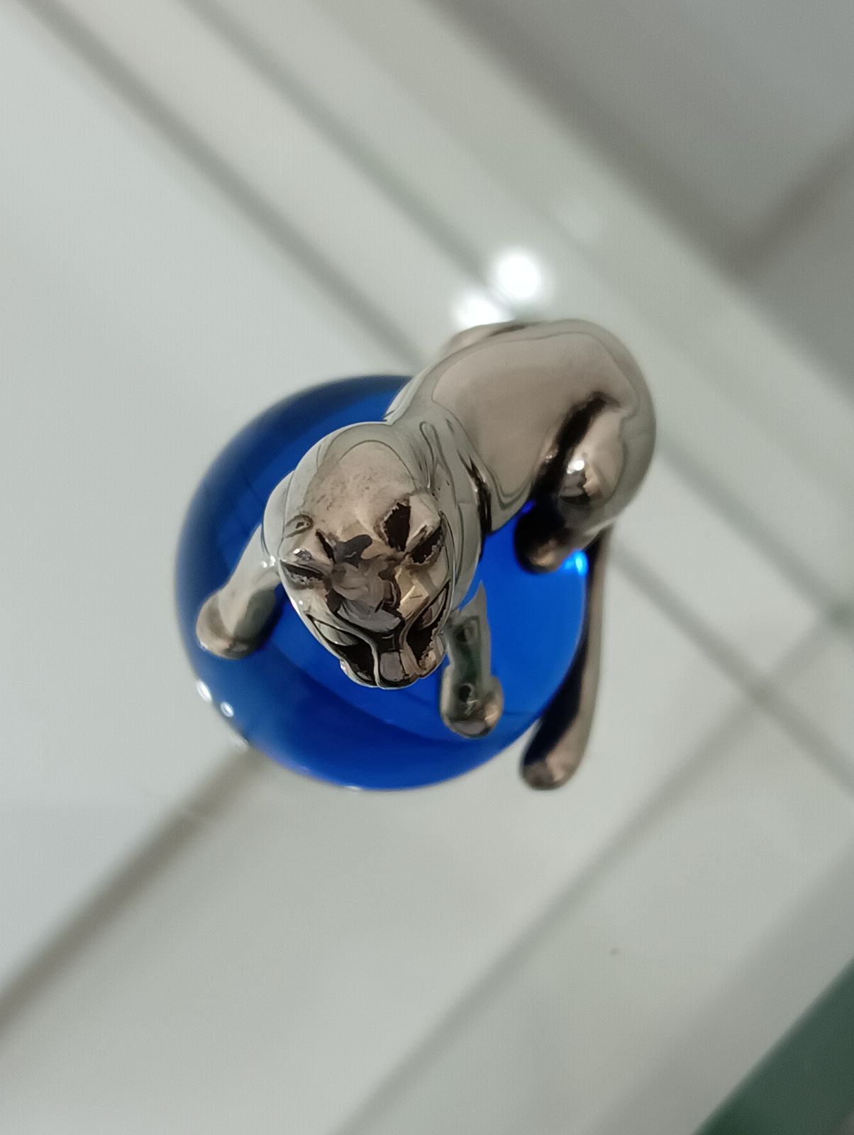 【カルティエ】銀製ペーパーウエスト（立ち） カルティエ 『パンサー パンテール ペーパーウェイト』 ｜骨董品買取