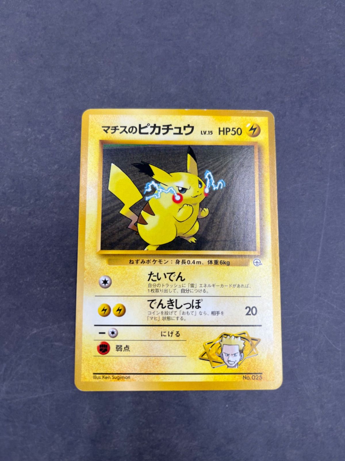 ポケモンカード クチバシティジム マチス ピカチュウ ライチュウ