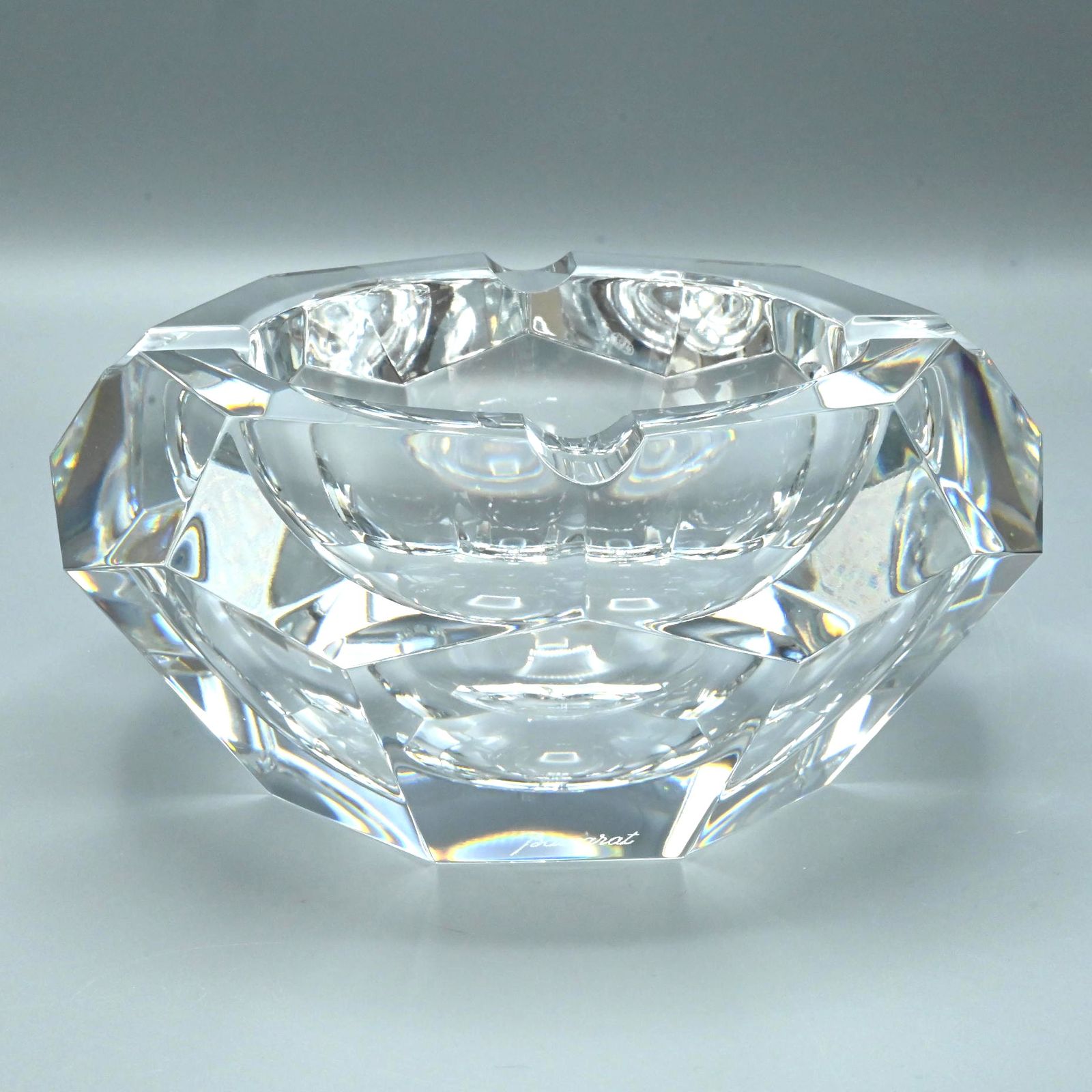 美品 Baccarat バカラ Coronas コロナ 灰皿 アッシュトレイ 約16.5cm