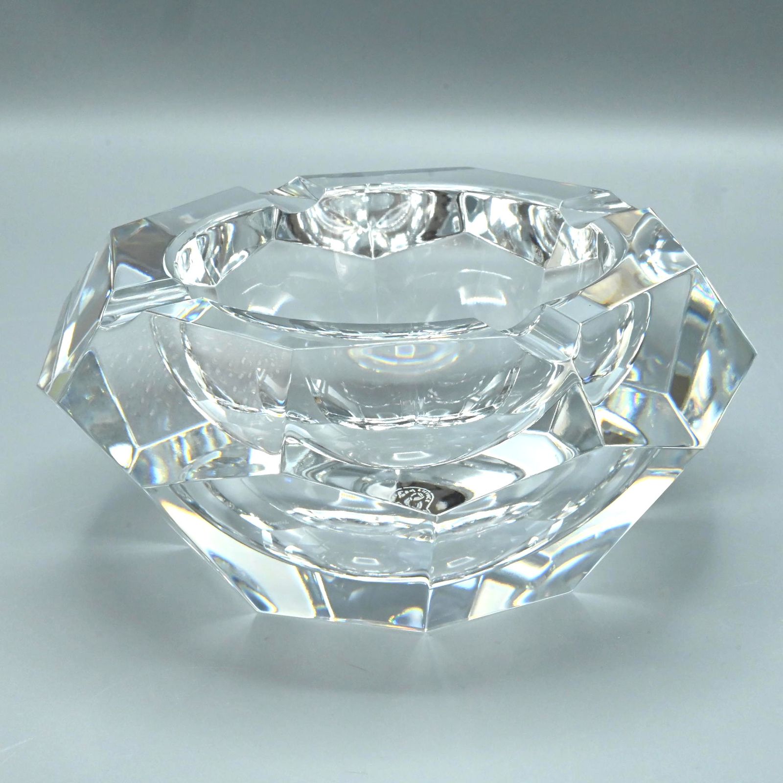 美品 Baccarat バカラ Coronas コロナ 灰皿 アッシュトレイ 約16.5cm クリスタル 小物入れ S2602-t004SG 生活家電 美品 Baccarat バカラ Coronas コロナ 灰皿 アッシュトレイ
