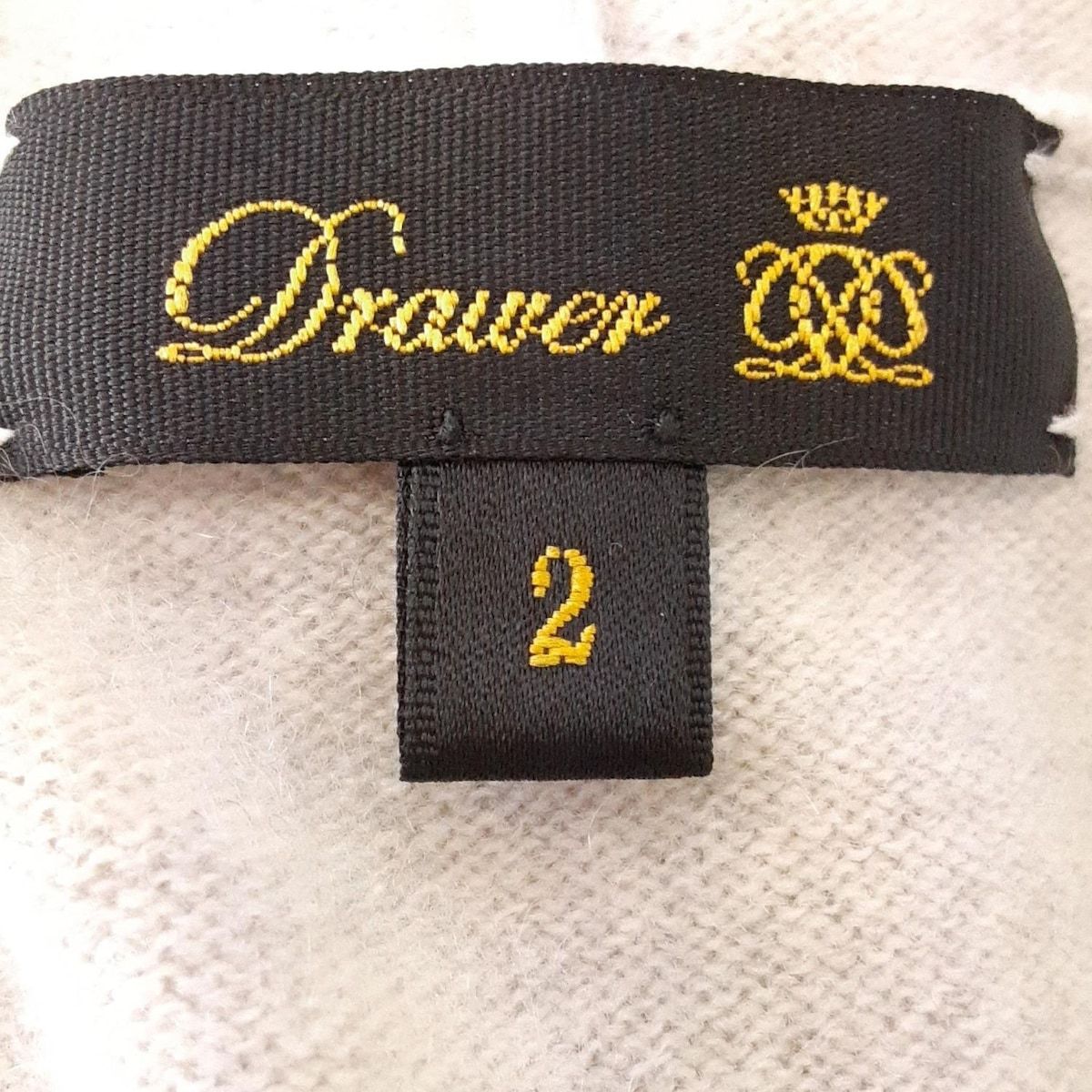 Drawer(ドゥロワー) 長袖セーター サイズ2 M レディース美品 - ライト