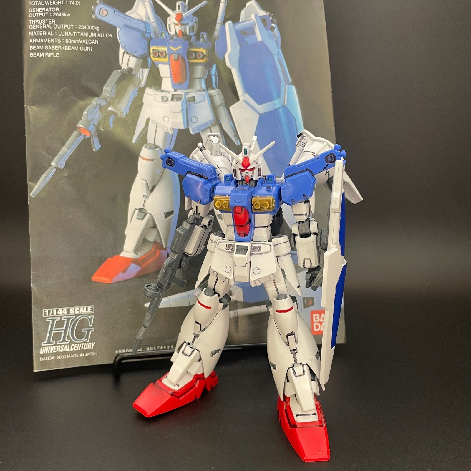 ガンプラ【ジャンク品/接着、汚れ】 HGUC 1/144 ガンダム GP-01Fb 