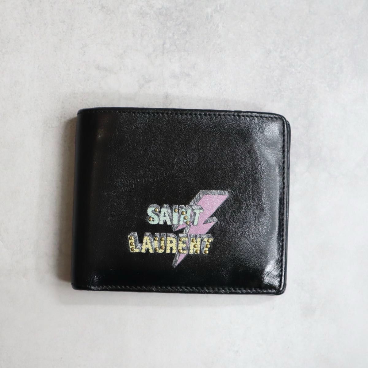 YSL SAINT LAURENT サンローラン / ライトニングボルトバイフォールド