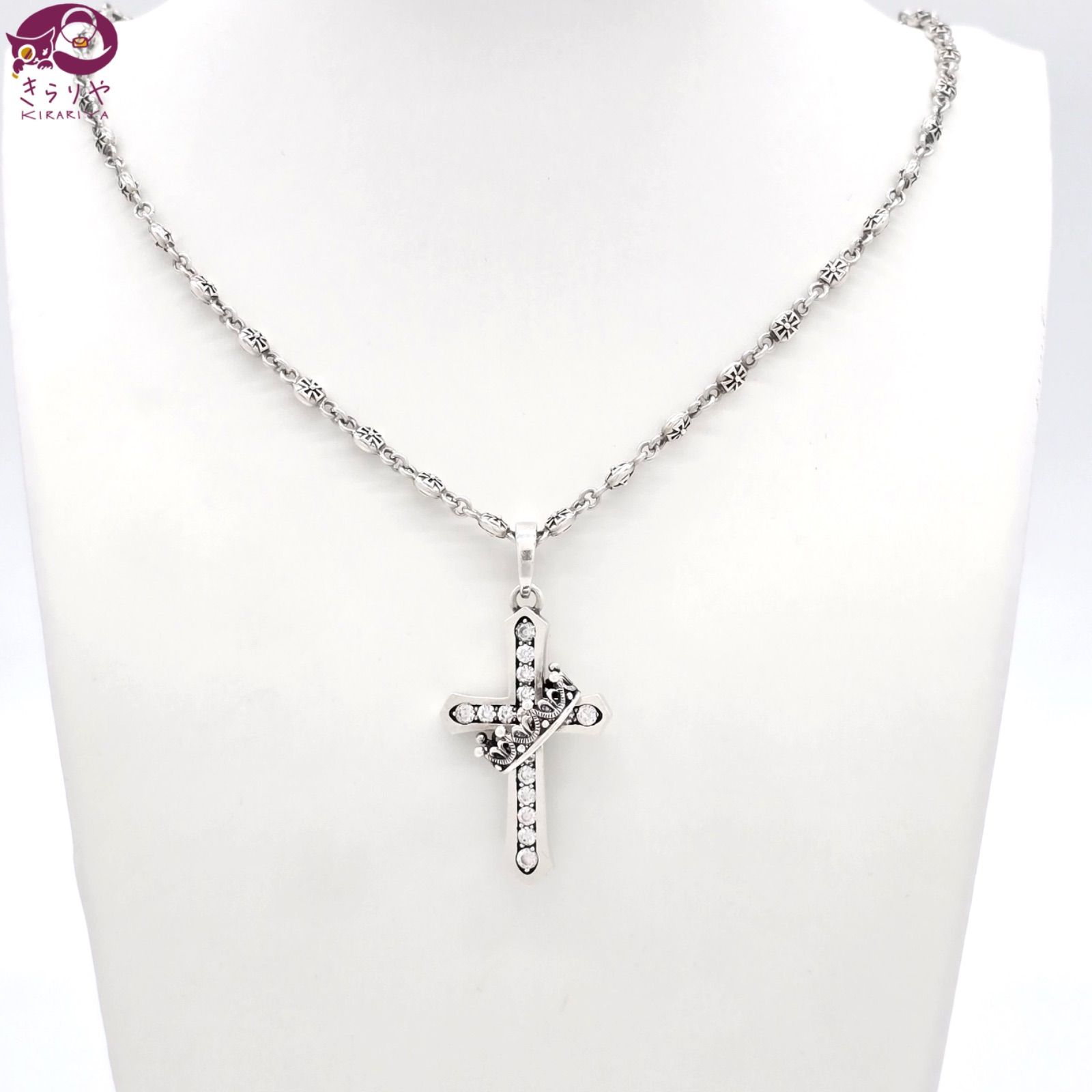 JUSTIN DAVIS ジャスティン デイビス CROSS with CROWN/STONE